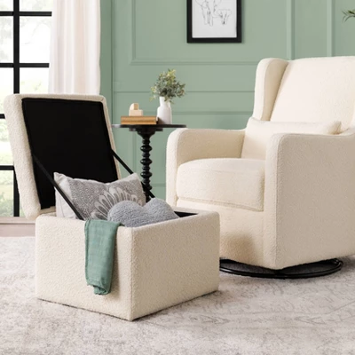 Carter's By DaVinci Adrian Swivel Glider With Storage Ottoman 10 Carter's By DaVinci Adrian Swivel Glider With Storage Ottoman - Image 8