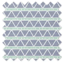 Bacati - Noah Large Triangles Mint Navy Muslin 3 Pc Toddler Bed Sheet Set -Baby Products Store GUEST 07fd8cce ee99 4e8c 864a f96bf586472b