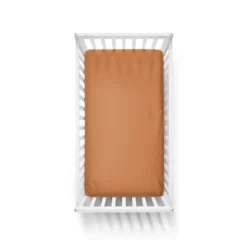 Goumikids Viscose Made From Bamboo + Organic Cotton Crib Sheet