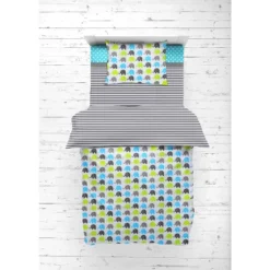 Bacati - Elephants Aqua/Lime/Gray 4 Pc Toddler Bedding Set -Baby Products Store GUEST 0a071482 ebed 45dc bf04 1c6361f54f8c