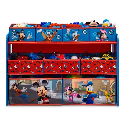 Delta Children Disney Mickey Mouse Deluxe 9 Bin Design And Store Toy Organizer 7 Delta Children Disney Mickey Mouse Deluxe 9 Bin Design And Store Toy Organizer - Image 5