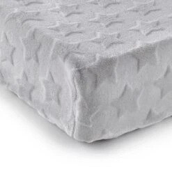 Grey Star & Blue Chevron 2pk Changing Pad Cover - Levtex Baby