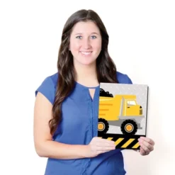 Big Dot Of Happiness Dig It - Construction Party Zone - Baby Boy Nursery Wall Art And Kids Room Decor - 7.5 X 10 Inches - Set Of 3 Prints -Baby Products Store GUEST 118c4cbf bf83 4f29 8157 55d244e20ab2