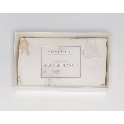 STINA & MAE Snuggle Bunny Organic Cotton Baby Blanket 3 STINA & MAE Snuggle Bunny Organic Cotton Baby Blanket