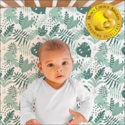 The Peanutshell Fitted Crib Sheets - Green Botanical Leaf - 4pk -Baby Products Store GUEST 1343ceea 4237 4e2f 90ed 1ed7ab765e8c