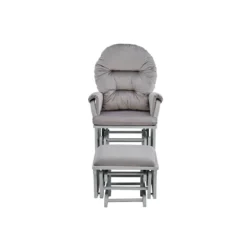 Suite Bebe Madison Glider And Ottoman - Gray Wood And Light Cloud Gray Fabric -Baby Products Store GUEST 1520665d f55c 4805 afc7 a246199d9133