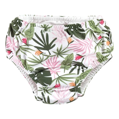 Hudson Baby Infant Girl Swim Diapers, Flamingo Tropical 4 Hudson Baby Infant Girl Swim Diapers, Flamingo Tropical - Image 2