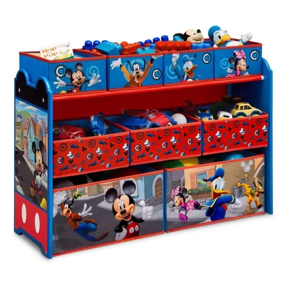 Delta Children Disney Mickey Mouse Deluxe 9 Bin Design And Store Toy Organizer 6 Delta Children Disney Mickey Mouse Deluxe 9 Bin Design And Store Toy Organizer - Image 4
