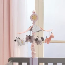 Lambs & Ivy Jazzy Jungle Peach/Gray Safari Animals Musical Baby Crib Mobile -Baby Products Store GUEST 18c9d03b 112e 4e30 82b1 c8086879835e