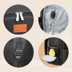 KeaBabies Bree Diaper Bag Backpack, Waterproof Baby Diaper Bags With Changing Pad, Girl, Boy, 2 Kids Travel Essentials (Charcoal) -Baby Products Store GUEST 1bd9631a cfc5 4cd9 b066 64a47db05ea6