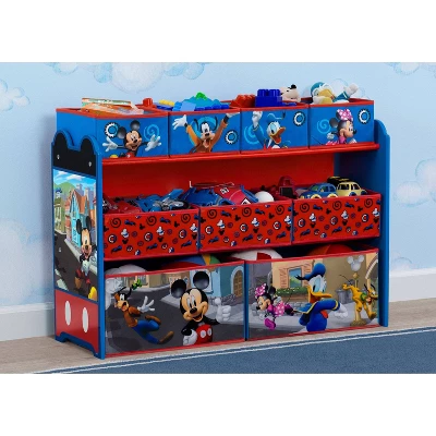 Delta Children Disney Mickey Mouse Deluxe 9 Bin Design And Store Toy Organizer 3 Delta Children Disney Mickey Mouse Deluxe 9 Bin Design And Store Toy Organizer