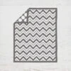 Bacati - Ikat Chevron White Grey Neutral 3 Pc Crib Set