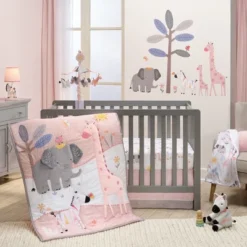 Lambs & Ivy Jazzy Jungle Peach/Gray Safari Animals Musical Baby Crib Mobile -Baby Products Store GUEST 27c0f67f 6ec9 4b28 b62a a4822e164c8a