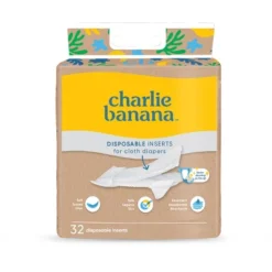 Charlie Banana Disposable Cotton Diaper Inserts - 32ct -Baby Products Store GUEST 2923e759 0493 4f4f af96 27eb061f915e
