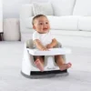 Ingenuity Baby Base 2-in-1 Booster Feeding And Floor Seat With Self-Storing Tray