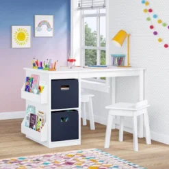 Kids' Art Activity Table With Storage White - RiverRidge Home -Baby Products Store GUEST 2c3a1141 403c 43ba b631 4e89f537ea11