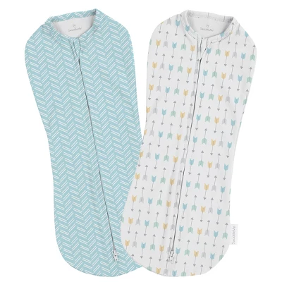 SwaddleMe Pod Zip-Up Compression Swaddle Wrap Newborn 2pk 7 SwaddleMe Pod Zip-Up Compression Swaddle Wrap Newborn 2pk - Image 5