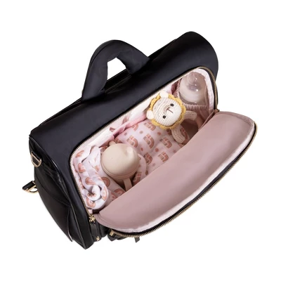 JuJuBe Satchel Diaper Bag - Black 4 JuJuBe Satchel Diaper Bag - Black - Image 2