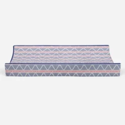 Bacati - Emma Coral/Navy Large Triangles Quilted Muslin Changing Pad Cover -Baby Products Store GUEST 361c0521 f5a0 4486 929c 298a71495ebb