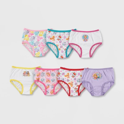Toddler Girls' PAW Patrol 7-Pack Bikini Briefs 3 Toddler Girls' PAW Patrol 7-Pack Bikini Briefs
