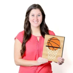 Big Dot Of Happiness Nothin' But Net - Basketball - Sports Themed Nursery Wall Art, Kids Room Decor & Game Room Decor - 7.5 X 10 Inches - 3 Prints -Baby Products Store GUEST 39c3d5f3 d639 45d9 831d ce41baa35132