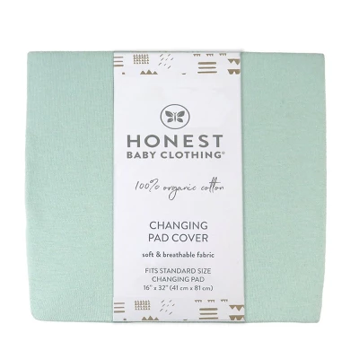 Honest Baby Organic Changing Pad Cover - Sage 3 Honest Baby Organic Changing Pad Cover - Sage