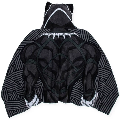 Black Panther Hooded Towel 3 Black Panther Hooded Towel