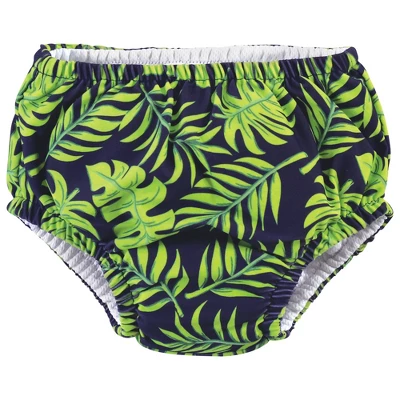 Hudson Baby Infant And Toddler Boy Swim Diapers, Tropical Leaves 4 Hudson Baby Infant And Toddler Boy Swim Diapers, Tropical Leaves - Image 2