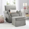 Baby Relax Emmie Swivel Glider & Ottoman Set - Gray Microfiber 2 Baby Relax Emmie Swivel Glider & Ottoman Set - Gray Microfiber -Baby Products Store GUEST 3e8fdb66 a444 4744 bb4c 8a6b0c913cb4