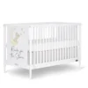 Dream On Me Moon Bear Reaching For The Stars 4 In 1 Modern Island Convertible Crib With Rounded Spindles Mural On One End Panel, White Finish -Baby Products Store GUEST 4270b52d cabd 44e9 b3a8 c2ea3f2bbc63