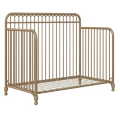 Room & Joy Luna 3-in-1 Convertible Metal Crib JMPA Certified - Gold -Baby Products Store GUEST 42f2fd48 88ee 4887 8789 4f456c343ebd