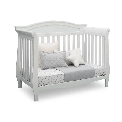Delta Children Lancaster 4-in-1 Convertible Crib - Bianca White 8 Delta Children Lancaster 4-in-1 Convertible Crib - Bianca White - Image 6