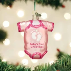Old World Christmas Pink Baby Onesie - One Glass Ornament 3.25 Inches - Ornament First Christmas - 32338 - Glass - Pink 5 Old World Christmas Pink Baby Onesie - One Glass Ornament 3.25 Inches - Ornament First Christmas - 32338 - Glass - Pink -Baby Products Store GUEST 4739c212 67da 41ce b53e 2bc4da11a7df
