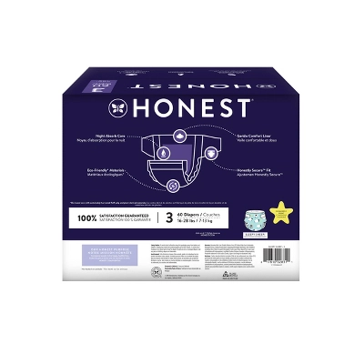 The Honest Company Clean Conscious Disposable Overnight Diapers - (Select Size And Pattern) 3 The Honest Company Clean Conscious Disposable Overnight Diapers - (Select Size And Pattern)