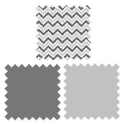 Bacati - Ikat Chevron White Grey Neutral 3 Pc Crib Set -Baby Products Store GUEST 49d4e191 fefa 42a1 b8e6 2f118f949cd1