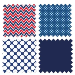 Bacati - MixNMatch Navy Red Chevron Dots 3 Pc Toddler Sheet Set -Baby Products Store GUEST 4bb751ef af56 4f5d 9a2c 6f9d09d94388