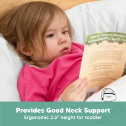 KeaBabies Jumbo Toddler Pillow With Pillowcase, 14X20 Soft Organic Toddler Pillows For Sleeping, Kids Travel Pillow (SoftWhite) -Baby Products Store GUEST 4c849218 6897 41f6 99db f160908dfaf7