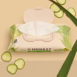 The Honest Company Hydrate + Cleanse Plant-Based Baby Wipes - Aloe And Cucumber - 240ct