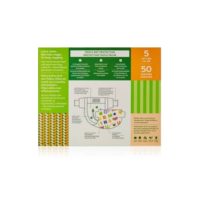 Babyganics Disposable Diapers Box - Size 5 - 50ct 3 Babyganics Disposable Diapers Box - Size 5 - 50ct