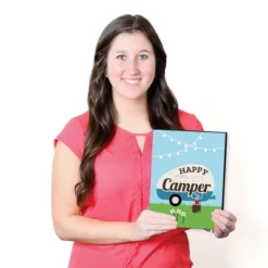 Big Dot Of Happiness Happy Camper - Nursery Wall Art, Kids Room Decor And Camping Home Decorations - Gift Ideas - 7.5 X 10 - Set Of 3 Prints -Baby Products Store GUEST 50c90e42 49e6 4af2 9f95 d1263acd54f5