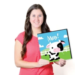 Big Dot Of Happiness Farm Animals - Barnyard Kids Home Decor - 11 X 11 Inches Nursery Wall Art - Set Of 4 Prints For Baby's Room -Baby Products Store GUEST 520ece00 8613 486c b774 30d95ab42b88