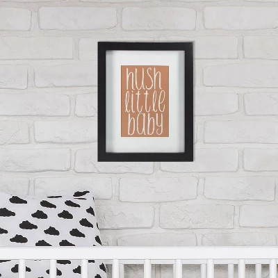 RoomMates Framed Wall Poster Prints Hush Little Baby - Rose Gold 3 RoomMates Framed Wall Poster Prints Hush Little Baby - Rose Gold