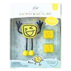 Glo Pals Character Alex & 6 Yellow Light Up Water Cubes