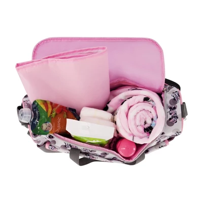 Disney Minnie Mouse Diaper Tote Bag - Gray 4 Disney Minnie Mouse Diaper Tote Bag - Gray - Image 2