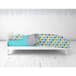 Bacati - Elephants Aqua/Lime/Gray 4 Pc Toddler Bedding Set -Baby Products Store GUEST 53b7a755 5a40 46e9 9a84 de5453f09d47