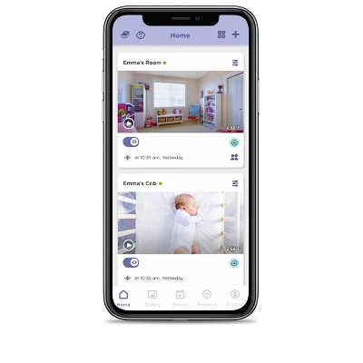 Hubble Connected Nursery Pal Dual Vision 5" Smart HD 2-in-1 Baby Monitor 8 Hubble Connected Nursery Pal Dual Vision 5" Smart HD 2-in-1 Baby Monitor - Image 6