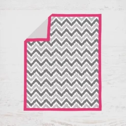 Bacati - Ikat Dots Leopard Pink Grey Girls 10 Pc Crib Set With 2 Crib Fitted Sheets 4 Muslin Swaddling Blankets -Baby Products Store GUEST 54e290e8 cc45 4a83 9d96 d06b88c28eb4 2