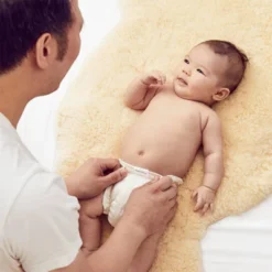 Esembly Inner Organic Cotton Reusable Infant Diaper - Size 2 - 3ct