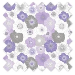 Bacati - Floral Printed Purple Gray 100 Percent Cotton Universal Baby US Standard Crib Or Toddler Bed Fitted Sheet -Baby Products Store GUEST 5b6c2f3f 5413 4b4a b3f0 753502b54eb7