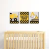 Big Dot Of Happiness Dig It - Construction Party Zone - Baby Boy Nursery Wall Art And Kids Room Decor - 7.5 X 10 Inches - Set Of 3 Prints